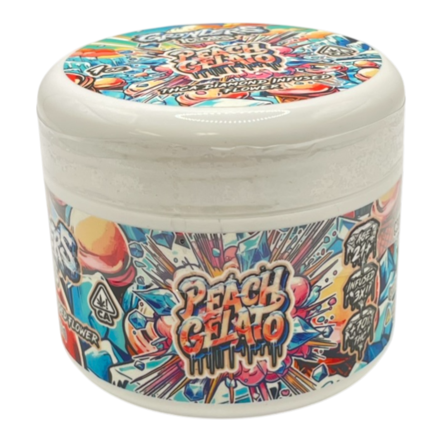 Peach Gelato Growlers Icecaps – 1 Oz
